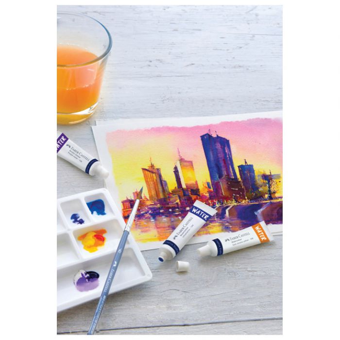 BOJA VODENA U TUBI 9ML 12BOJA PLUS PALETA CREATIVE STUDIO FABER-CASTELL 169612 BLISTER
