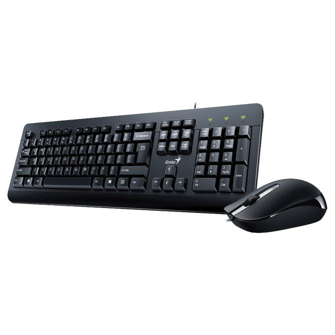 TIPKOVNICA  PLUS  MIŠ KM160 DESKTOP GENIUS CRNA