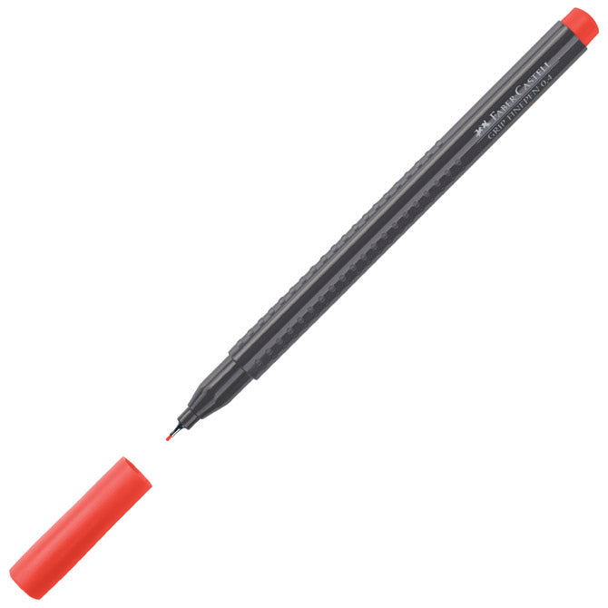 Flomaster fineliner 0,4mm grip faber castell 151621 crveni