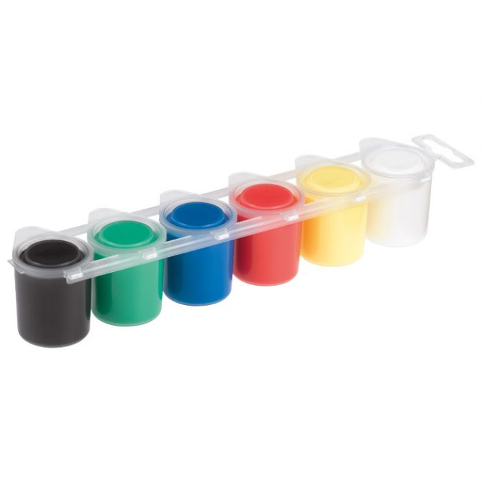 BOJA TEMPERA ZA TEKSTIL 25ML U ČAŠI 6 BOJA PRIMO 4101TX6E BLISTER
