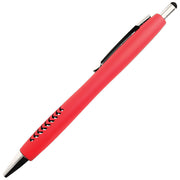 Kemični kovinski gumiran grip plus touch pen ycd1006tr melbourne sha.rdeča