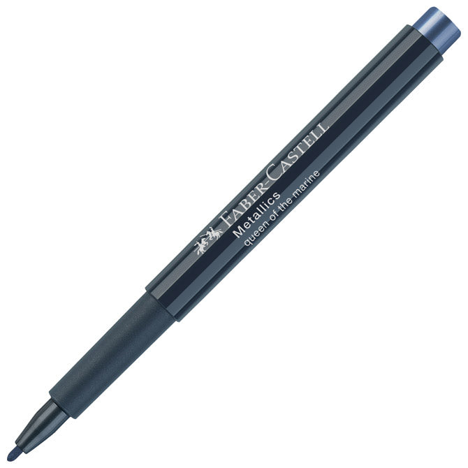 MARKER PERMANENTNI 1-2MM METALLIC FABER CASTELL 160753 METALIK TEMNO MODRI
