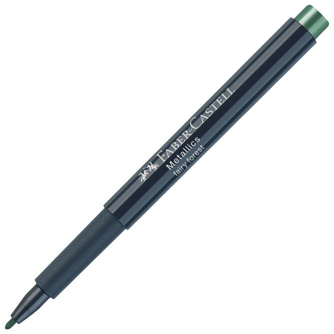 MARKER PERMANENTNI 1-2MM METALLIC FABER CASTELL 160778 METALIK TAMNO ZELENI
