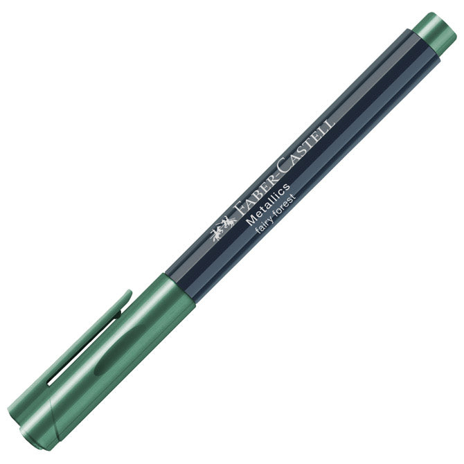 MARKER PERMANENTNI 1-2MM METALLIC FABER CASTELL 160778 METALIK TAMNO ZELENI