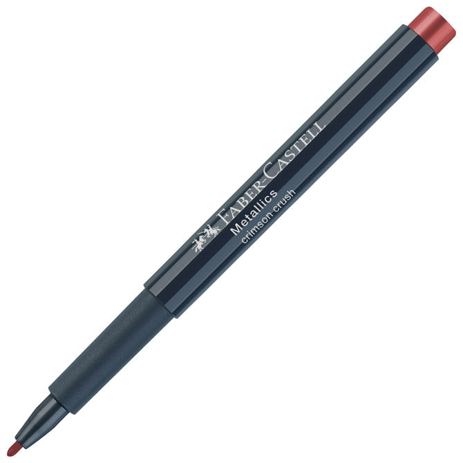 Marker permanentni 1-2mm metallic faber castell 160793 metalik bordo
