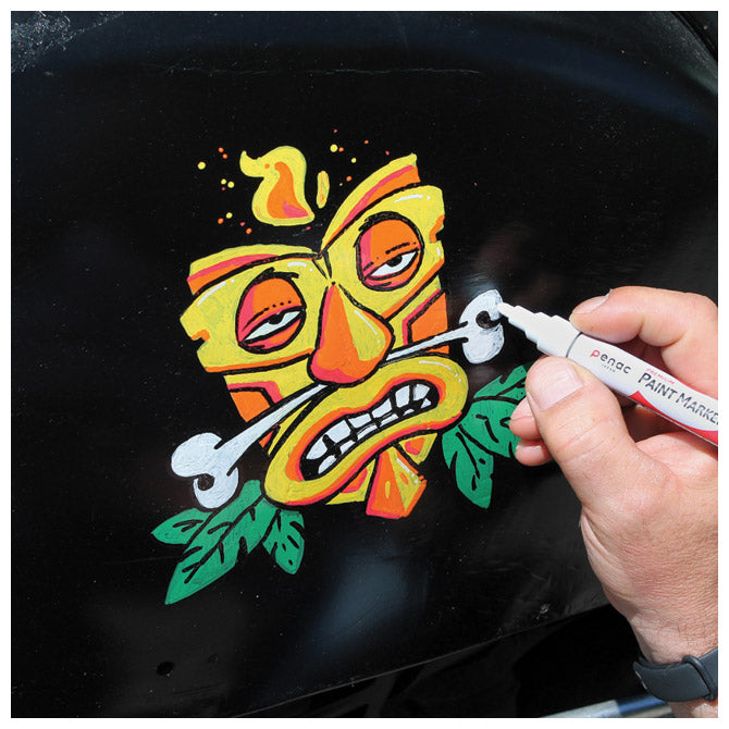 Marker permanentni lakirajući 2-4mm penac bijeli