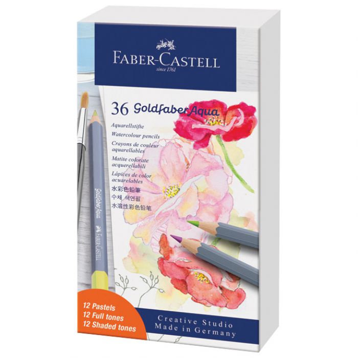 BOJE DRVENE-VODENE  36BOJA GOLDFABER AQUA FABER-CASTELL 114639 * DO ISTEKA ZALIHA