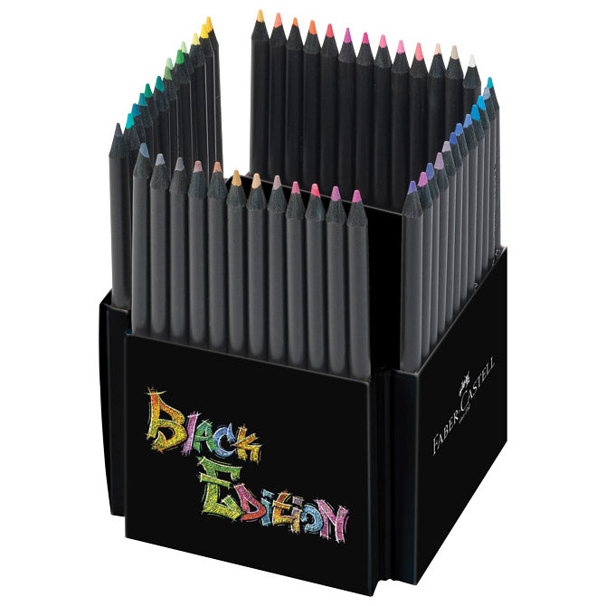 Barvice lesene 50 barv trikotne black edition faber castell 116450 blister