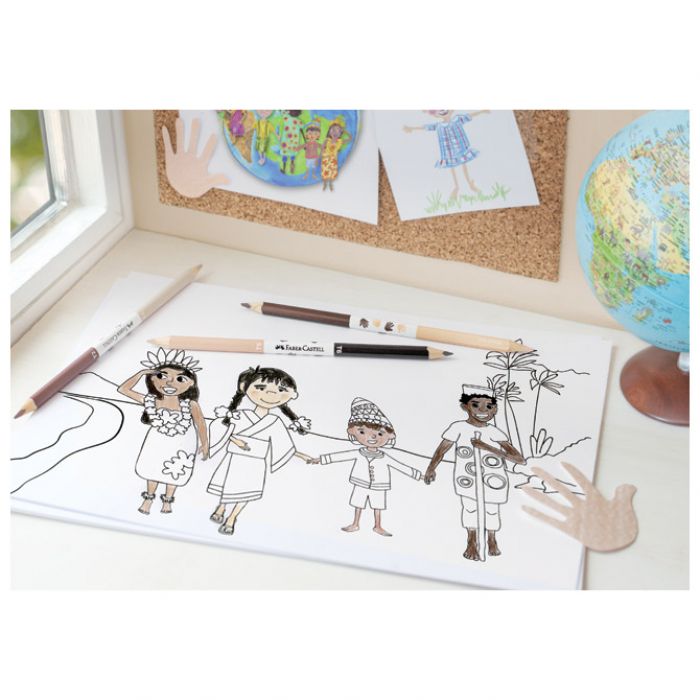 BOJE DRVENE   6BOJA TROKUTASTE OBOSTRANE PK3 FABER-CASTELL 116511 BLISTER * DO ISTEKA ZALIHA