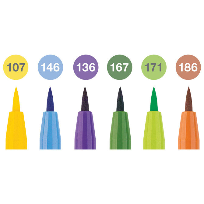 SET PITT ARTIST BRUSH B  6BOJA SUMMER VIBES FABER-CASTELL 167178 BLISTER