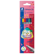 Flomaster fineliner 0,3mm pk4 plus 1 gratis triplus 25 let staedtler 334 bk5 ta blister