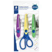 ŠKARE ŠKOLSKE CIK-CAK (S 3 NASTAVKA) DESIGN JOURNEY STAEDTLER 965-S BK-C BLISTER