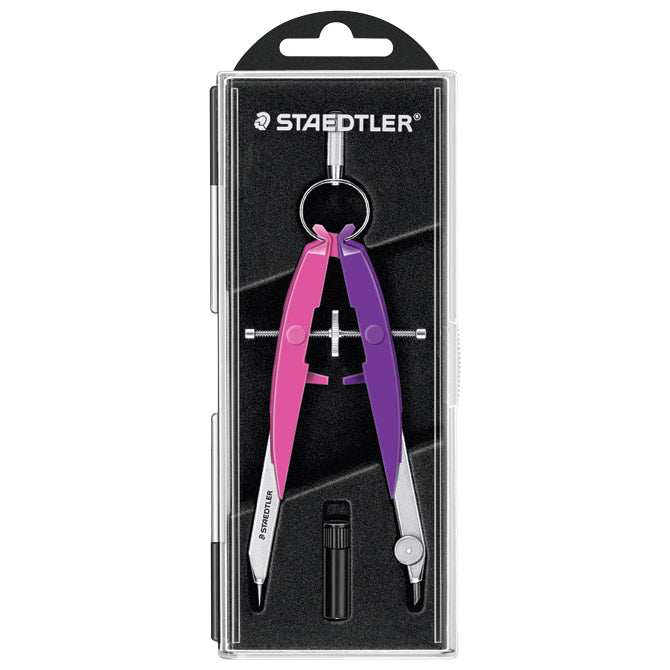 KOMPAS S PRECIZNIM NASTAVITVAM MARS COMFORT NEON STAEDTLER 556 00-N2 ROZA/VIOLETNA EMBALAŽA