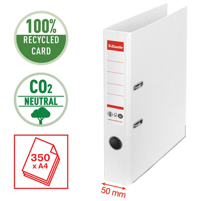 Registrator a4 uski samostojeći co2 neutral vivida esselte 627577 bijeli