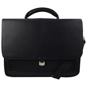 TORBA POSLOVNA ZA NOTEBOOK 17" KOŽNA MUŠKA GALKO 13-0529-1007 CRNA