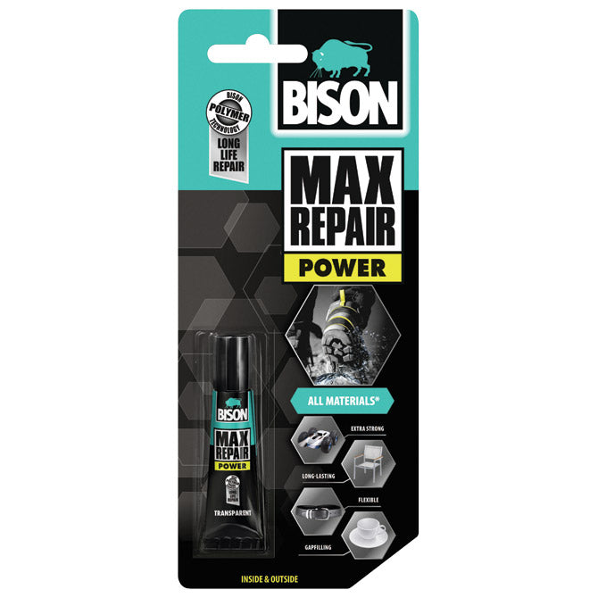 Lepilo tekoče 8g max repair power bison l0406240 prozorno blister
