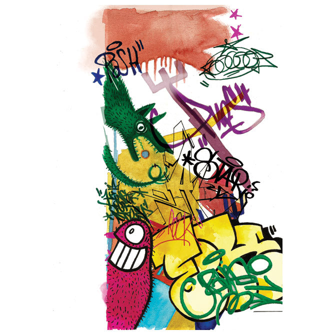 MARKER OBOSTRANI AKVAREL  6BOJA GRAFFITI GOLDFABER FABER CASTELL 164525 SORTIRANO BLISTER