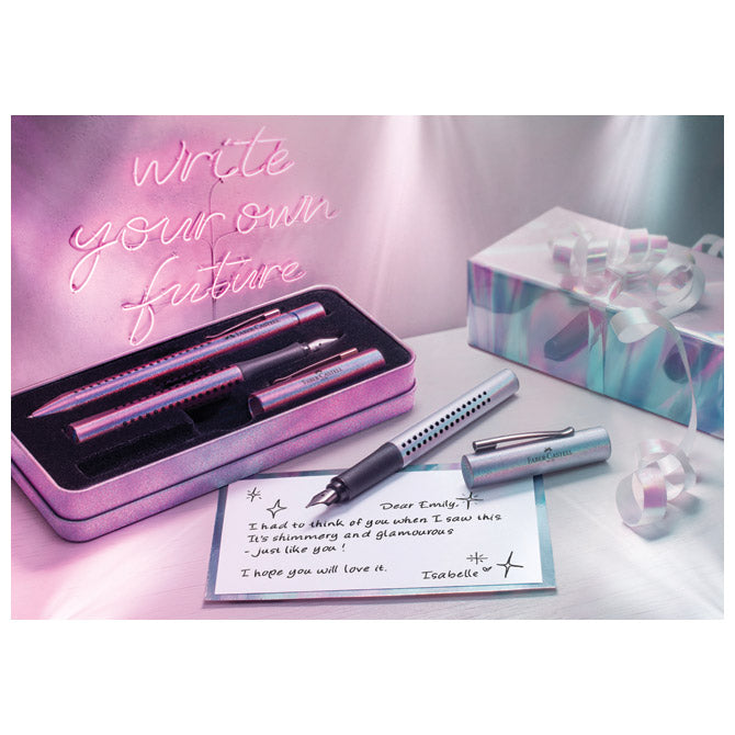 NALIVPERO GRIP 2011 (F) GLAM FABER CASTELL 140841 BISERNO LJUBIČASTA