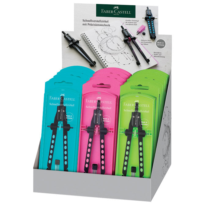 ŠESTAR S PRECIZNIM PODEŠAVANJEM PLUS MINE FACTORY NEON FABER-CASTELL 174355 SORTIRANO BLISTER