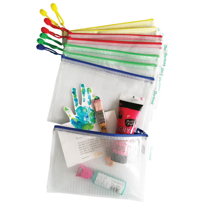 ETUI PVC SA ZIPOM A5 TARIFOLD(DJOIS)509029 PROZIRNO-BIJELI/SORTIRANO
