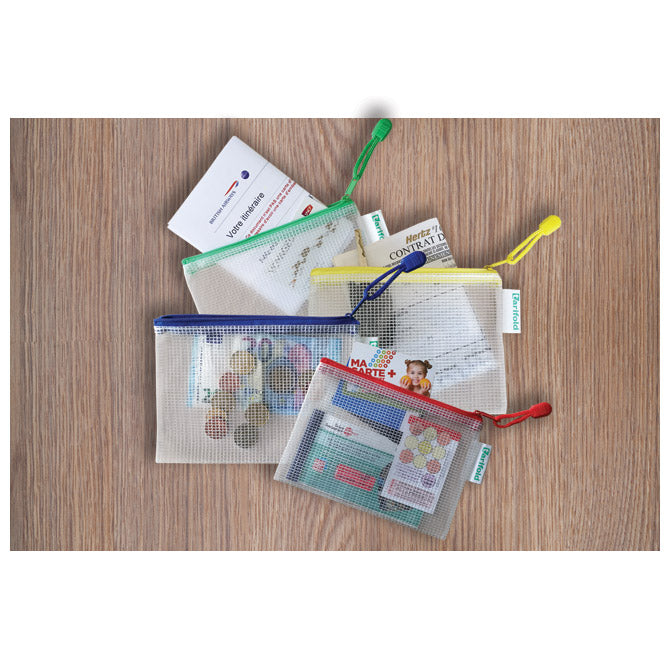 ETUI PVC Z ZADRGO A6 TARIFOLD(DJOIS)509069 PROZOREN-BELI/SORTIRANO