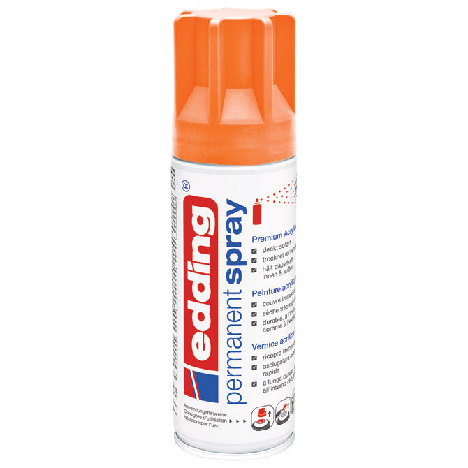 Boja akrilna u spreju 200ml permanentna edding 5200966 neon narančasta