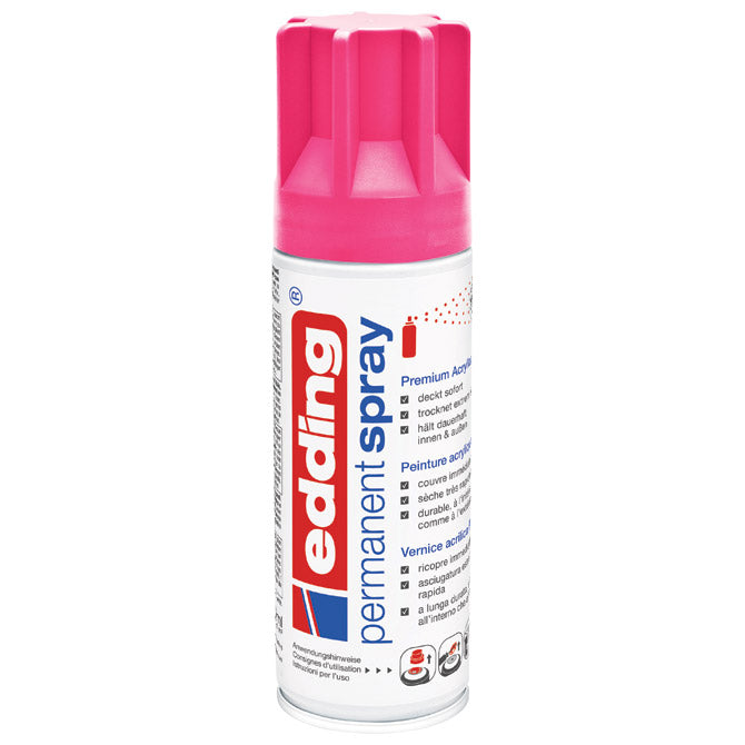 Boja akrilna u spreju 200ml permanentna edding 5200969 neon roza