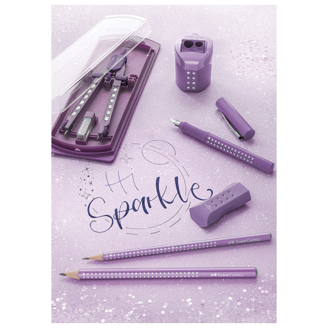 NALIVNI PERO SPARKLE (M) FABER CASTELL 140877 METALIK VIJOLIČNO