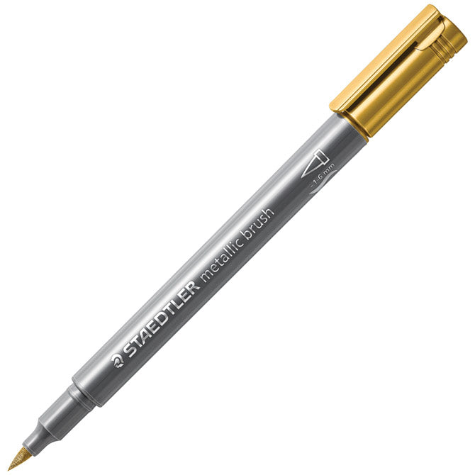 Nepermanentni marker 1-6 mm metalik čopič staedtler 8321-11 zlati