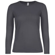 MAJICA DUGI RUKAVI B&C #E150/WOMEN LSL TAMNOSIVA XL * DO ISTEKA ZALIHA