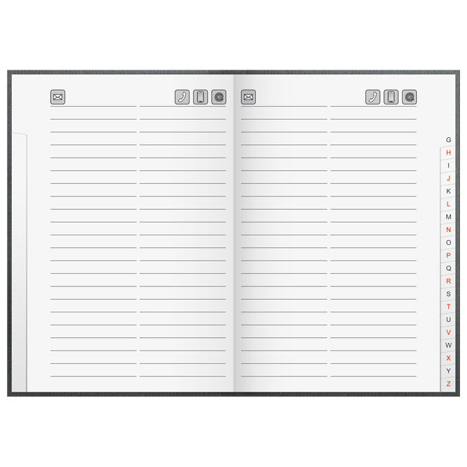 Adresar telefonski 145x205mm a-z brunnen 10-64596 03 sortirano
