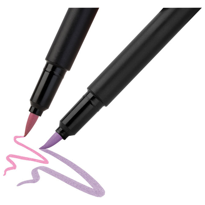 ČOPIČNI FLOMASTER 6BARV BLACK EDITION FABER CASTELL 116453 PASTEL BLOK