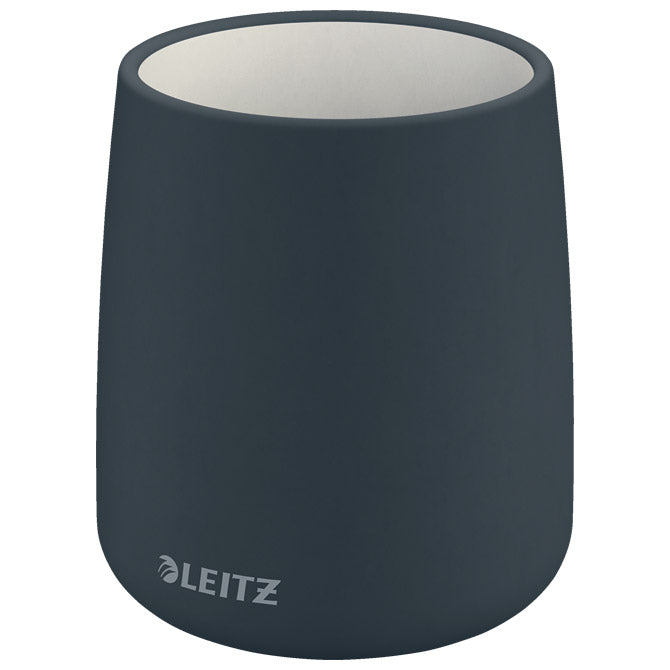 ČAŠA ZA OLOVKE KERAMIČKA OKRUGLA FI-8,5XH10,8CM COSY LEITZ 53290089 SIVA
