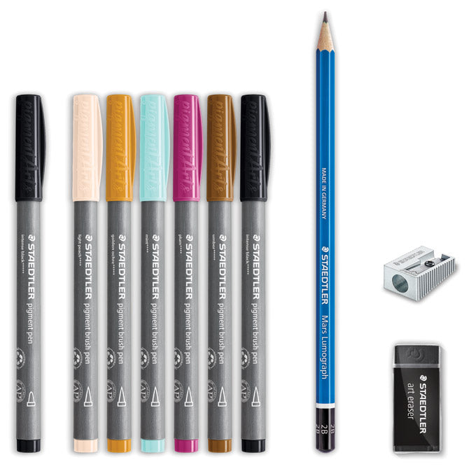 SET LINE ART&BOTANICAL PK10 DESIGN JOURNEY STAEDTLER 61 371-2