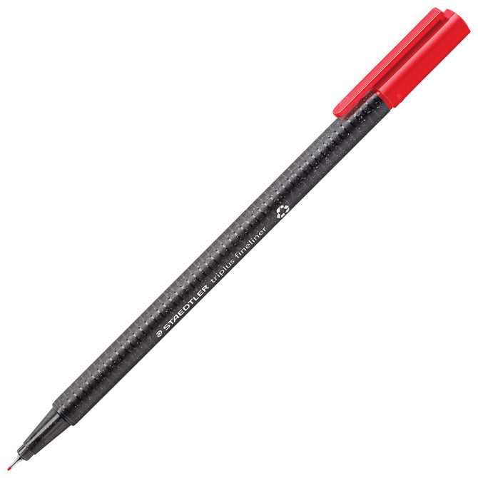 FLOMASTER FINELINER 0,3MM RECIKLIRANI TRIPLUS STAEDTLER 334 R-2 CRVENI