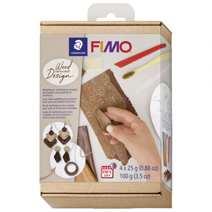SET ZA MODELIRANJE FIMO SOFT "WOOD EFFECT" STAEDTLER 8025 HTC1 BLISTER * DO ISTEKA ZALIHA