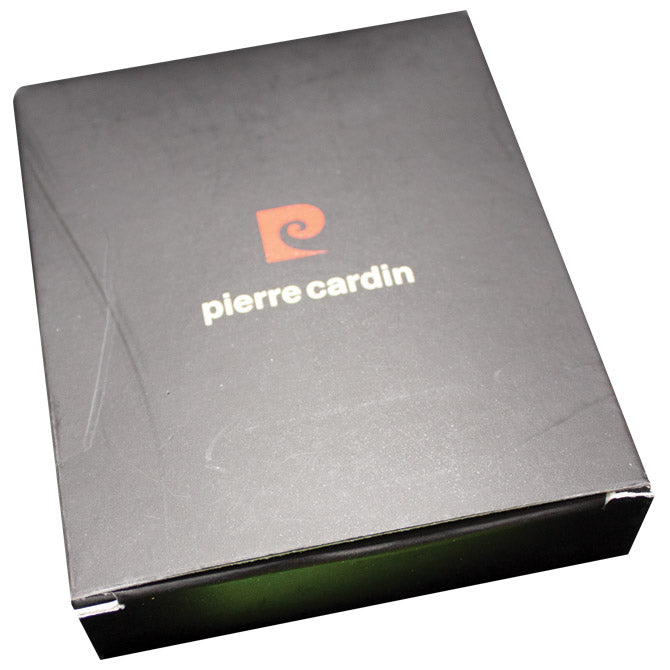 NOVČANIK ZA SITAN NOVAC KOŽNI UNISEX PIERRE CARDIN (POTKOVA) 18 TILAK77 CRNI-EOL!!