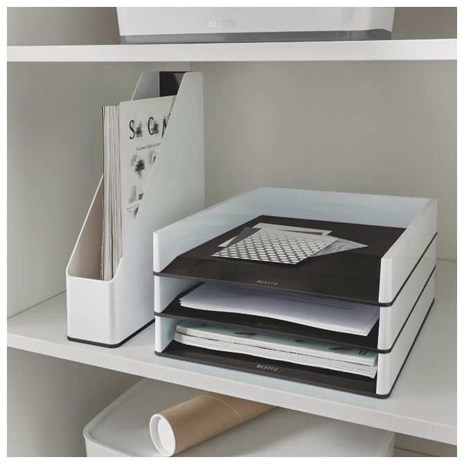 LADICA ZA SPISE WOW LEITZ 53611095 BIJELO-CRNA
