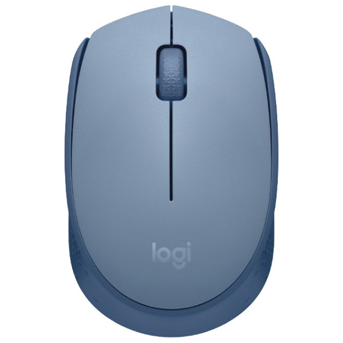 MIŠ USB 3TIPKE OPTIČKI BEŽIČNI M171 LOGITECH PLAVO/SIVI BLISTER
