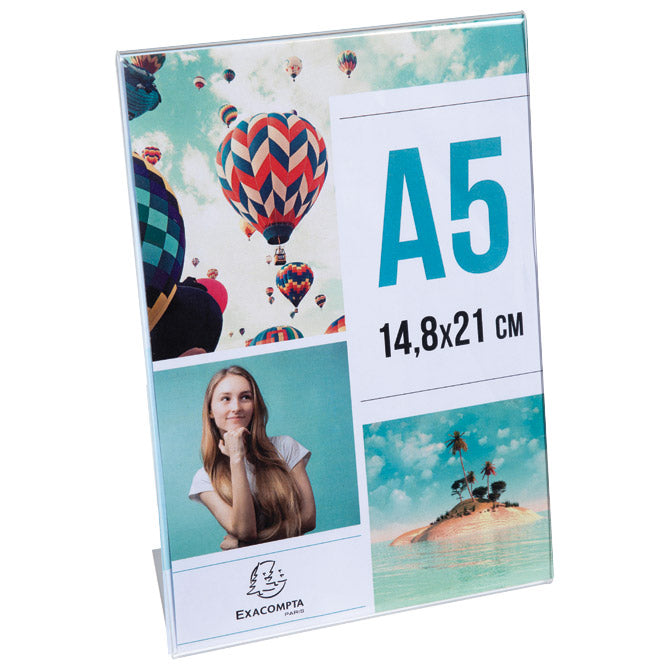 STOJALO ZA 1 PROSPEKT NAMIZNO AKRILNO A5 EXACOMPTA "L" 85058D