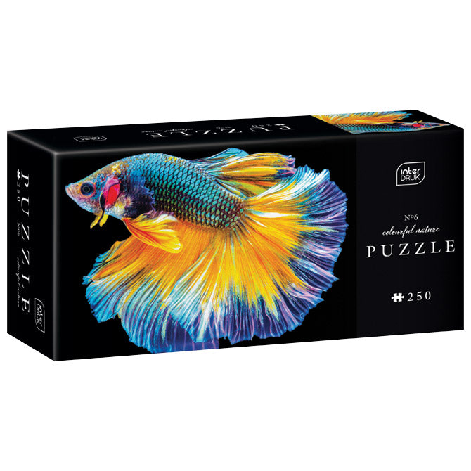 PUZZLE 250 KOM COLORFUL NATURE 6 FISH INTERDRUK