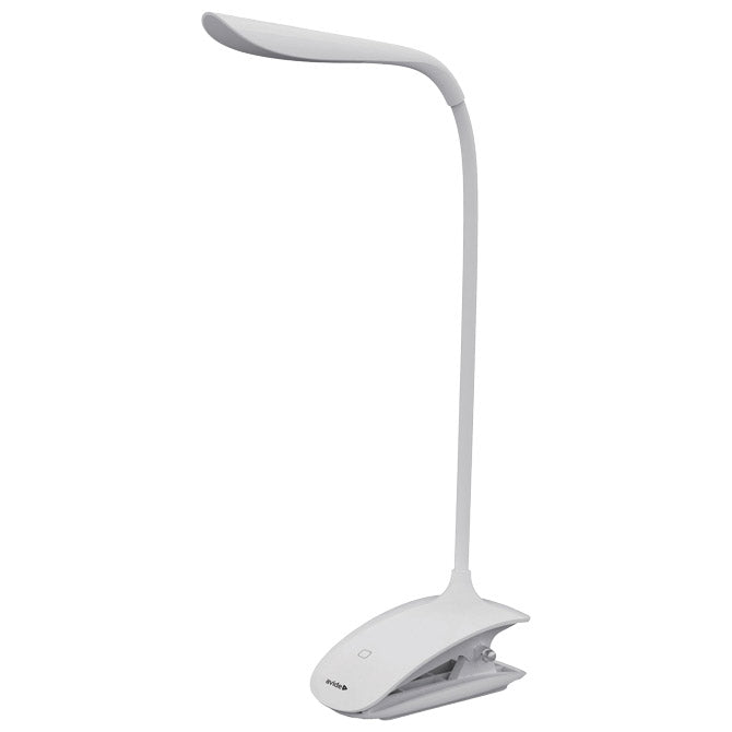 SVJETILJKA STOLNA LED CLIP (S KVAČICOM) AVIDE BIJELA