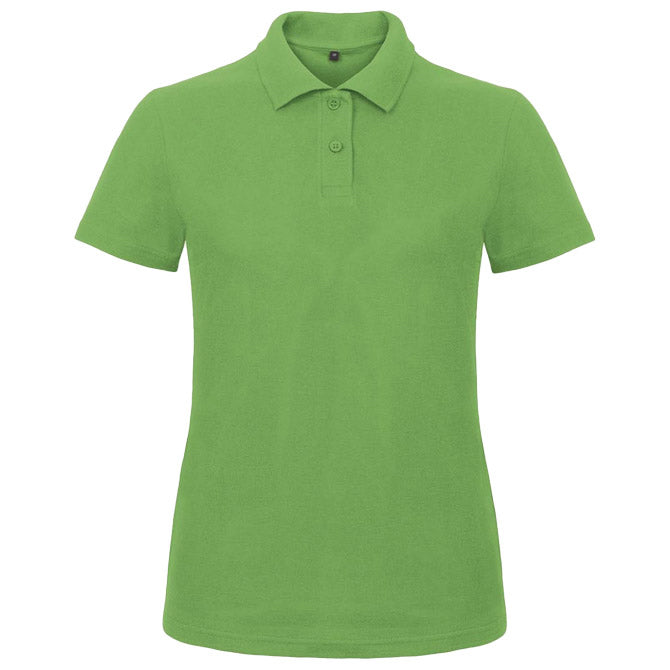 ŽENSKA POLO MAJICA KRATKI ROKAVI B&C ID.001 180G ZELENA M