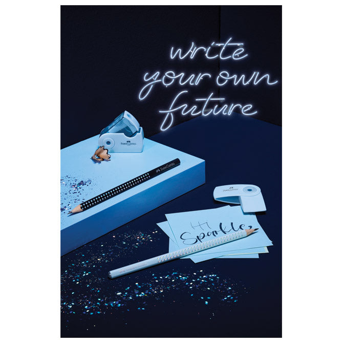 OLOVKA GRAFITNA B SPARKLE FABER-CASTELL 118299 CRNA