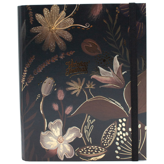 ORGANIZER 18X23CM 108L SPIRALNI S GUMICOM BLACK/GOLD MARKER 1791