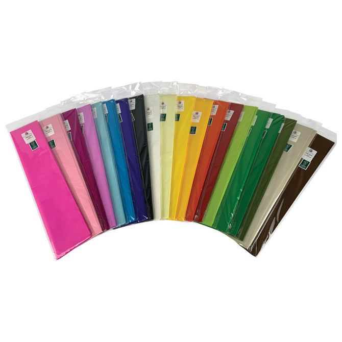 OKRASNI PAPIR TISSUE 50X76CM PK6 CARTOTECNICA ROSSI F082 ORANŽNI BLIS.