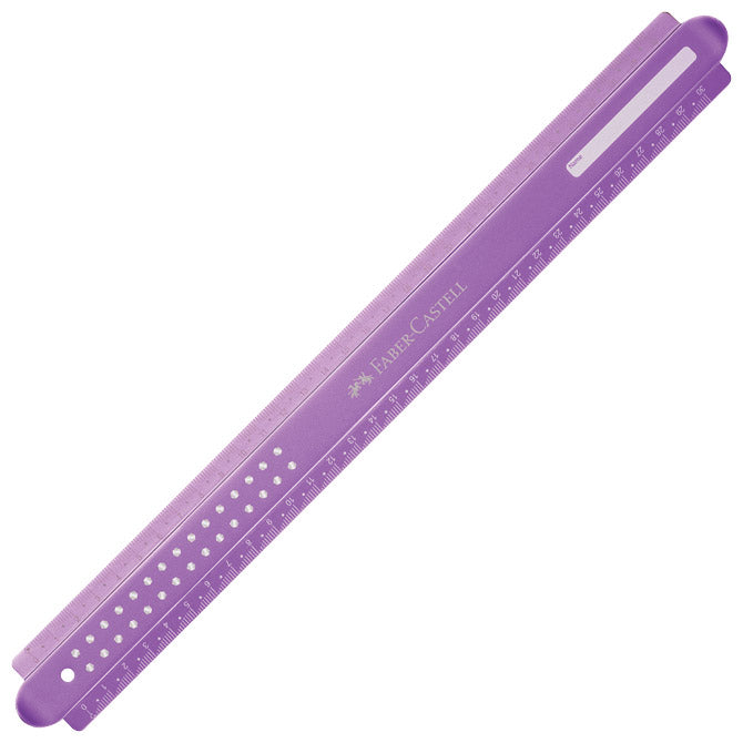Ravnalo pvc 30 cm Sparkle Faber-Castell 172030 sort