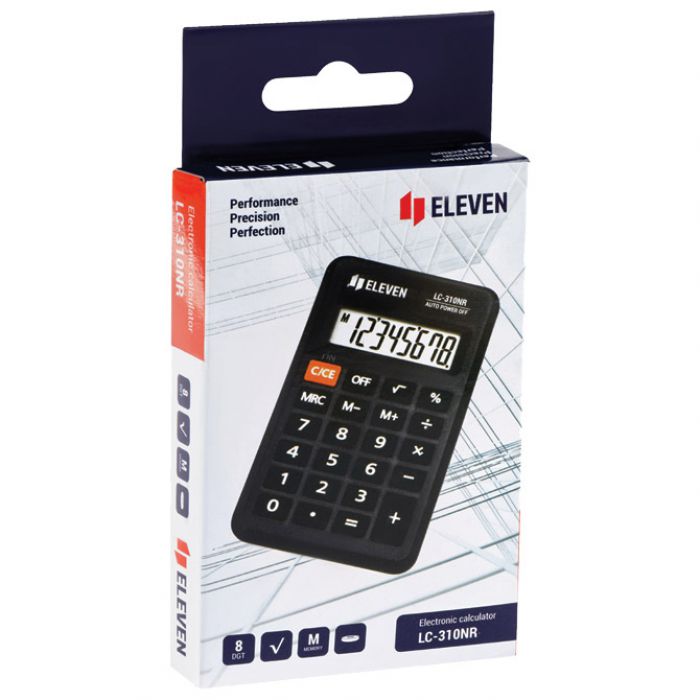 KALKULATOR KOMERCIJALNI  8MJESTA ELEVEN LC-310NR CRNI
