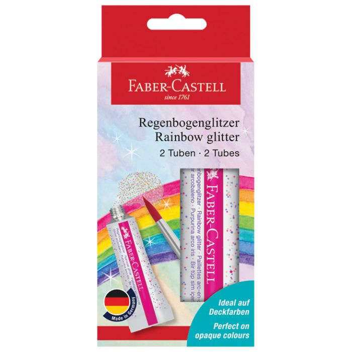 GLITTER U TUBI RAINBOW PK2 FABER CASTELL 125089 * DO ISTEKA ZALIHA