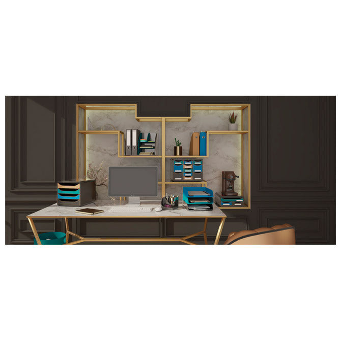 ORGANIZER STOLNI SA 6 PRETINACA PVC NEO-DECO EXACOMPTA 394505D CRN/S.PLA